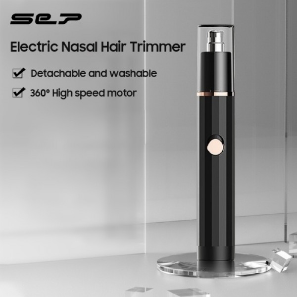 SEP Electric Nose Hair Trimmer Wireless Portable Detachable Waterproof Cutter