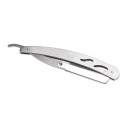 Stainless Steel Straight Edge Barber Razor Folding Shaving Shaver Without Blade