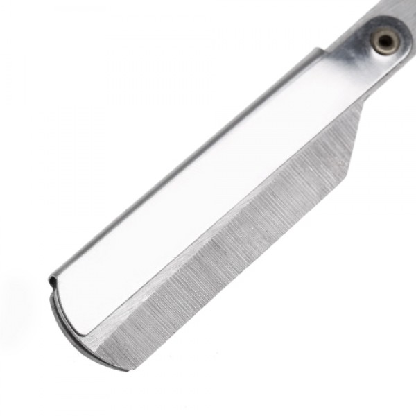 Stainless Steel Straight Edge Barber Razor Folding Shaving Shaver Without Blade