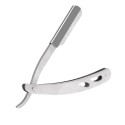 Stainless Steel Straight Edge Barber Razor Folding Shaving Shaver Without Blade