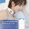 KAISUM Neck Massager Wireless Cervical Spine Pulse Massaging Multifunctional Neck Care with 7 Modes 16 Massage Strength Works wi