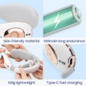 KAISUM Neck Massager Wireless Cervical Spine Pulse Massaging Multifunctional Neck Care with 7 Modes 16 Massage Strength Works wi