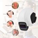 Wireless Knee Massager with 3 Adjustable Heat Patterns Intensity Time Red Light White