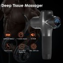 Deep Tissue Massage Gun with Touch-control 1300-3200rpm Electric Back Percussion Massager with 24-hour Long Battery Life 7-level