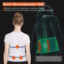 LEAMAI Lumbar Support Adjustable Lower Back Brace Stretcher Lumbar Traction Device