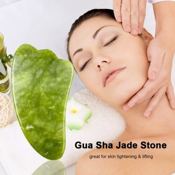 Gua Sha Board Jade Stone Guasha Scraping Massage Tool