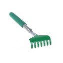 Telescopic Back Scratcher Massager Metal Compact Extendable 5 Section 20-68cm Green