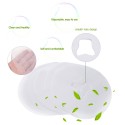 100pcs/bag Beauty Salon Face Pad Bed Table Face Hole Cover Spa Massage Disposable Breathing Sheet White