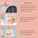 Scalp Massager Shampoo Brush  Exfoliator Brush