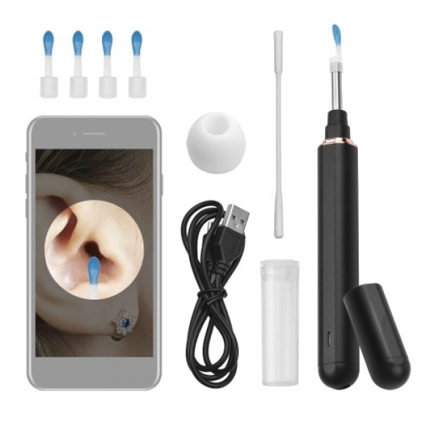 1080P WiFi Wireless Visual Ear Cleaner Ear Wax Removal Endoscope Otoscope