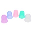 4pcs 4 sizes Silicone Massage Cup Facial Cupping Cup