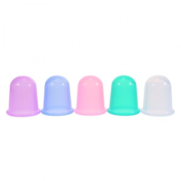 4pcs 4 sizes Silicone Massage Cup Facial Cupping Cup