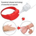 Bracelet Silicone Hand Dispenser Wearable Wristband Hand Sanitizer Suit Refillable Dispensing Tool