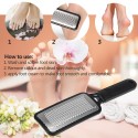 Large Foot Rasp Callous Remover Pedicure Foot File Hard Skin Remove Stainless Steel Foot Grinding Tool Black