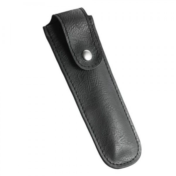 PU Leather Razor Pouch Sheath Straight Long Razor Case Holder for Long Handle Safety Razor