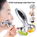 3D Roller Massage Thin Face Massage Roller Machine V Face Slimming Lifting Body Relaxation Tool Double Chin Remover Muscle Massa