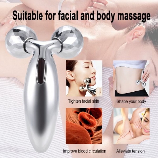 3D Roller Massage Thin Face Massage Roller Machine V Face Slimming Lifting Body Relaxation Tool Double Chin Remover Muscle Massa