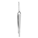 1pc Dental Bracket Tweezers Orthodontic Reverse Action Serrated Dentistry Instruments Stainless Steel