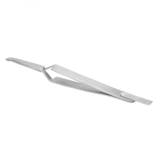 1pc Dental Bracket Tweezers Orthodontic Reverse Action Serrated Dentistry Instruments Stainless Steel