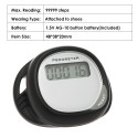 LCD Walking Pedometer Shoe Lace Step Distance Calorie Counter Walking Step Gym Calorie Tracker for Outdoor Sports