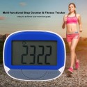 Multi-functional Step Counter 3D Pedometer with Clip for Fitness Tracker for Tracking Steps / Walking Distance / Calories Portab