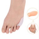 1 Pair Little Toe Straightener Separator Pinky Toe Protectors Bunion Corrector Pad Pain Relief for Men and Women