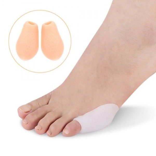 1 Pair Little Toe Straightener Separator Pinky Toe Protectors Bunion Corrector Pad Pain Relief for Men and Women