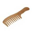 1 Pc Wooden Comb Natural Green Sandalwood Handmade Wide Tooth Wooden Comb Massage Comb Handmade Comb Hair Care