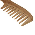 1 Pc Wooden Comb Natural Green Sandalwood Handmade Wide Tooth Wooden Comb Massage Comb Handmade Comb Hair Care