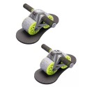 7th Ab Roller Abdominal Roller Wheel with Knee Pad Smart Counting/Automatic Rebound Abdominal Wheel