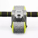 7th Ab Roller Abdominal Roller Wheel with Knee Pad Smart Counting/Automatic Rebound Abdominal Wheel