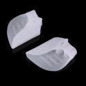 1 Pair Hallux Valgus Protector Corrector Gel Toe Separator Divider Bunion Orthopedic Adjuster 3 Holes Thumb Valgus Guard Feet Ca