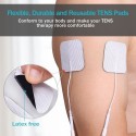 Self Adhesive Replacement Tens Non-woven Fabric Physical Therapy ReusableTENS Unit Patches Electrode Pads for Muscle Stimulator 