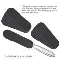 10pcs Sandpapers Coarse Fine Sandpapers Replacement For Stainless Steel Double Sided Foot Rasp File Hard Skin Callous Remover Fo