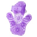 Palm Shaped Massage Glove Body Massager with 9 360-degree-roller Metal Roller Ball Muscle Pain Relief Massager Random Color