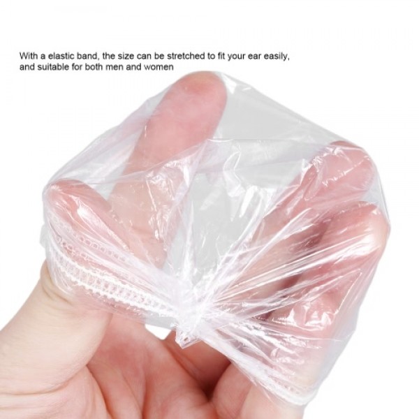 100 Pcs Disposable Ear Cover Salon Hairdressing Waterproof Ear Protector Hair Dye Shield Protection Ear Protect Tool