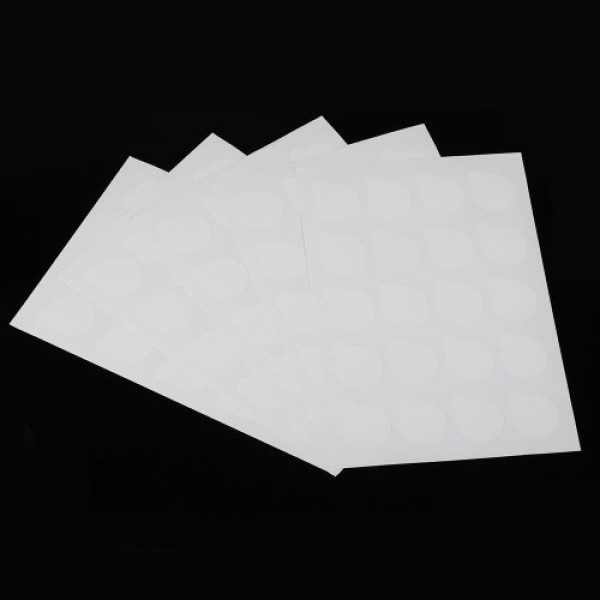 100pcs Disposable Eyelash Glue Holder Pallet Eyelash Extension Glue Pads Stand On Eyelash Glue Patches Sticker Small Size 2.5cm