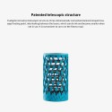 7th Body Roller Foam Roller Massager Hollow Muscle Roller Telescopic Portable Massage Fitness Yoga Column for Deep Tissue Massag